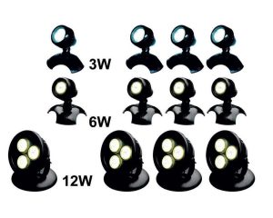 HP6-1  1 x 6Watt (12V) LED light