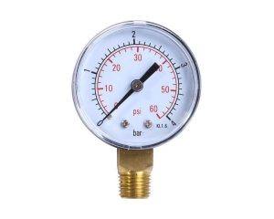 Pressure gauge for EB filters