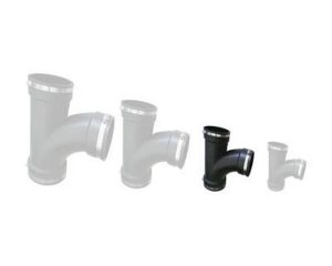 2" Tee with Clips (Flexible)
