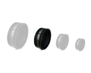 3" End Cap with Clips (Flexible)