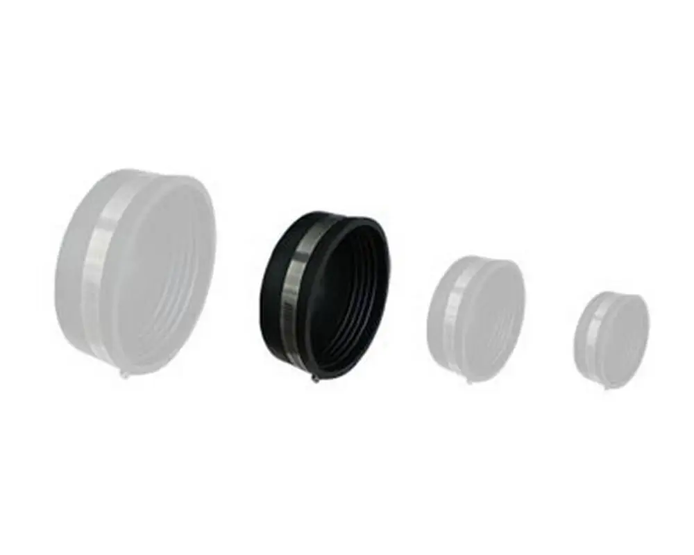 3" End Cap with Clips (Flexible)