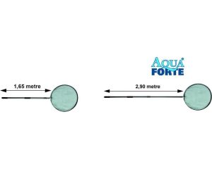 AquaForte 100cm Dia Net with 1.6mtr - 3mtr Telescopic handle