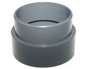 4 inch Socket to 110mm plain male converter (for drains)