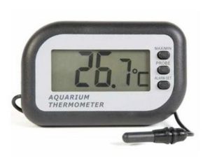 Small Black ETI Digital thermometer with 1mtr probe